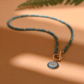 Handmade Boho Evil Eye Beaded Choker