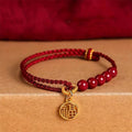 Handmade Chinese Knot Lucky Cinnabar Bracelet